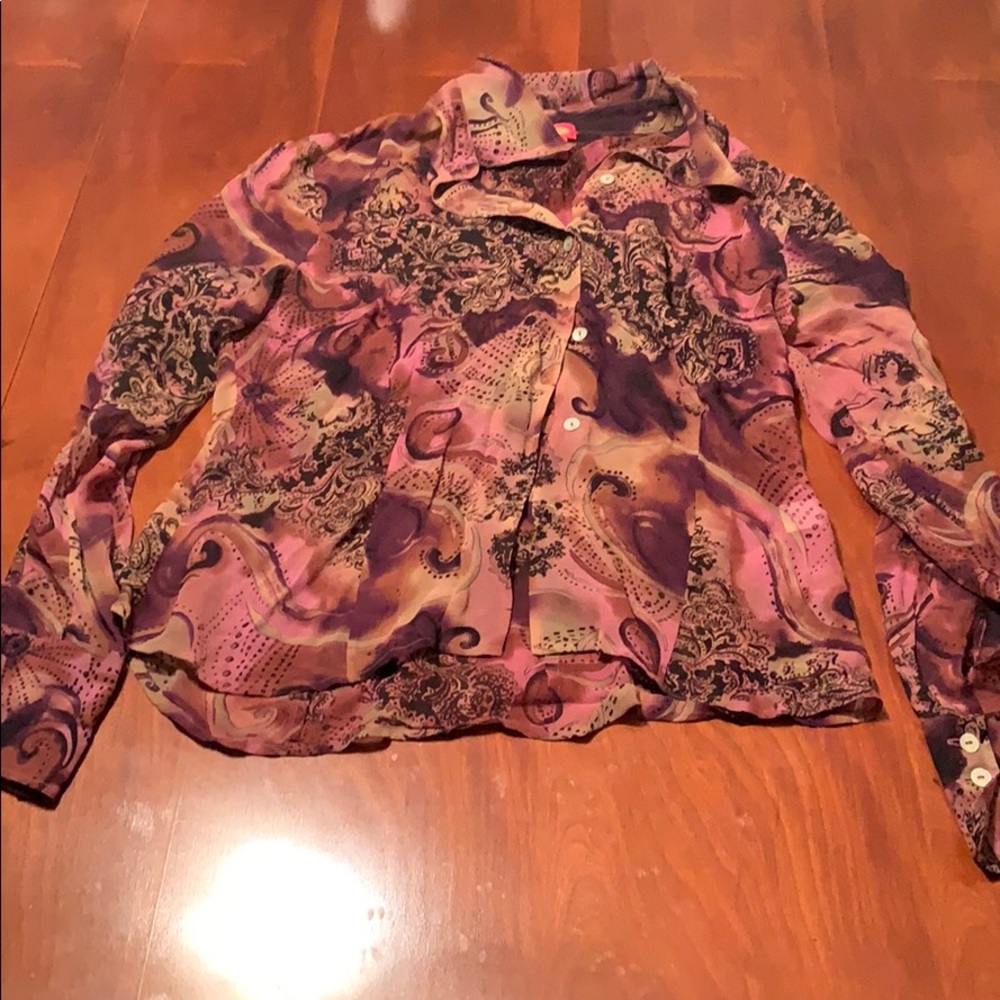 Eye brand Sheer Silk Blouse